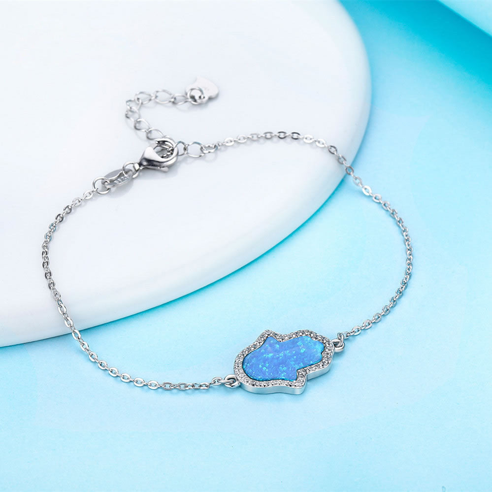 S925 Opal Bracelet