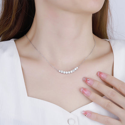 Platinum Moissanite Pendant