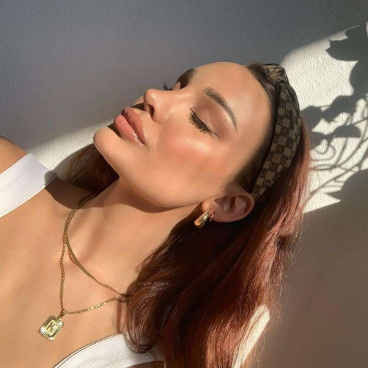 18K Gold Initial Necklace