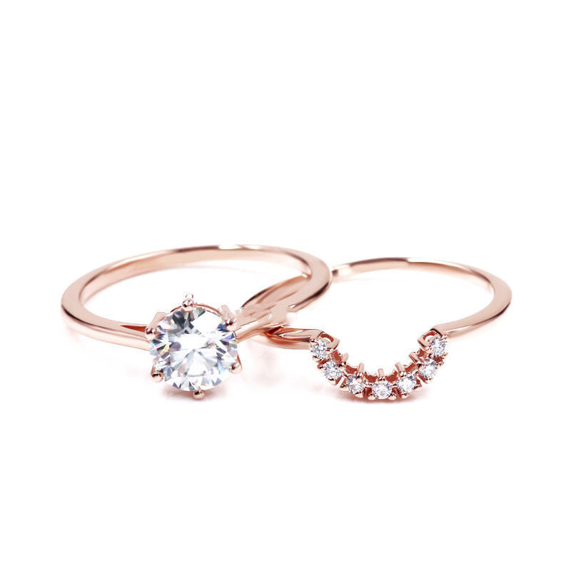 Convertible Moissanite Band