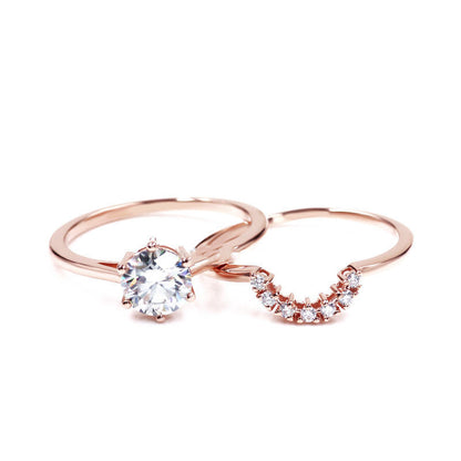 Convertible Moissanite Band