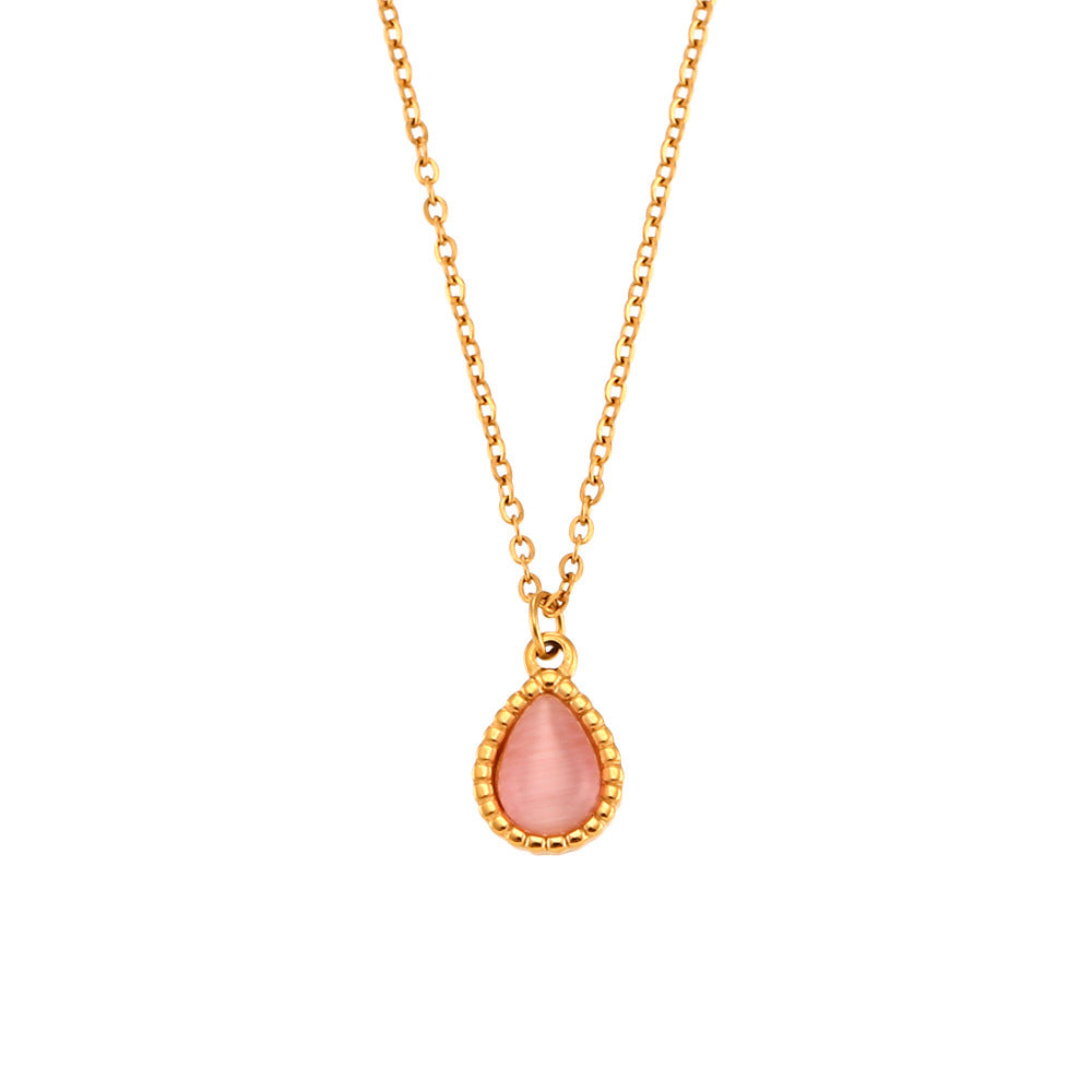 Dewdrop Glow Opal Necklace
